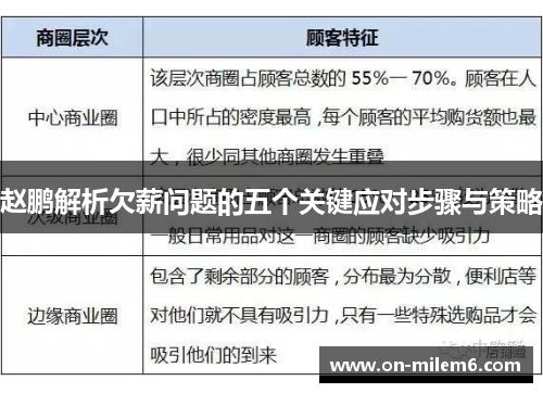 赵鹏解析欠薪问题的五个关键应对步骤与策略 赵鹏解析欠薪问题的五个关键应对步骤与策略