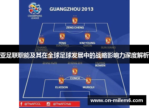 亚足联职能及其在全球足球发展中的战略影响力深度解析 亚足联职能及其在全球足球发展中的战略影响力深度解析